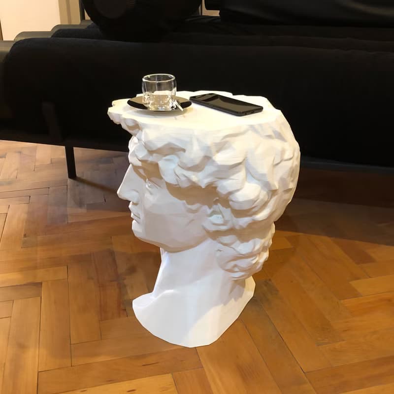 Michelangelo David 3D Printed Coffee Table | Nightstand  | Accent table
