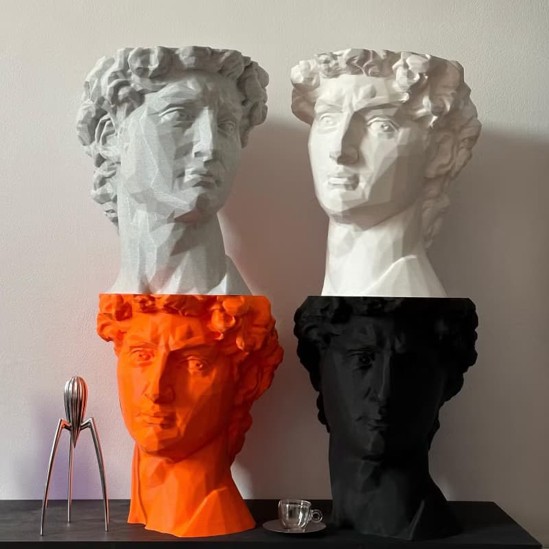 Michelangelo David 3D Printed Coffee Table | Nightstand  | Accent table