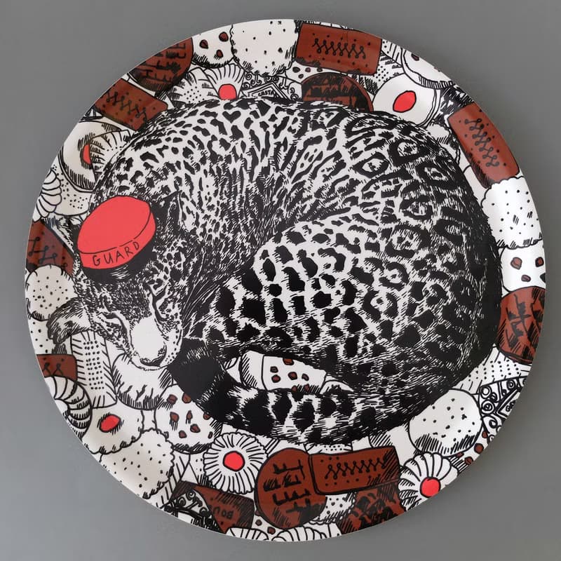 BISCUIT GUARD JAGUAR 限量手繪托盤 | Jimbobart