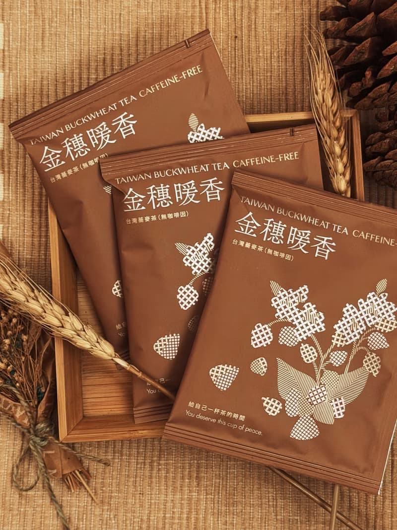 金穗暖香 台灣蕎麥 無咖啡因 盒裝