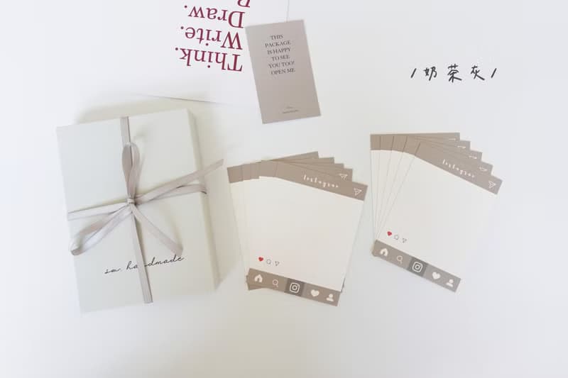 現貨 / IG Instagram 造型小卡－套裝禮盒組 / 生日卡片 手工卡