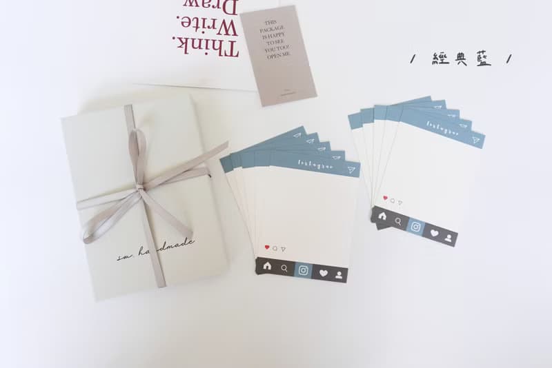 現貨 / IG Instagram 造型小卡－套裝禮盒組 / 生日卡片 手工卡