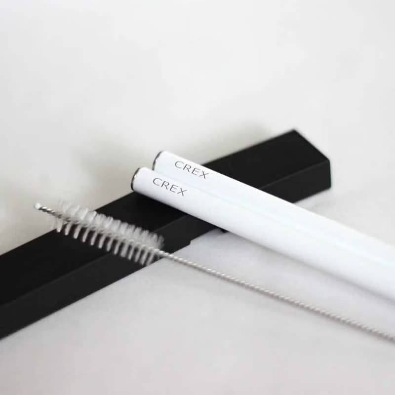 口袋裏質感隨身筷 / 白色 筷子 專用刷 黑盒 / 優雅 便利 攜帶