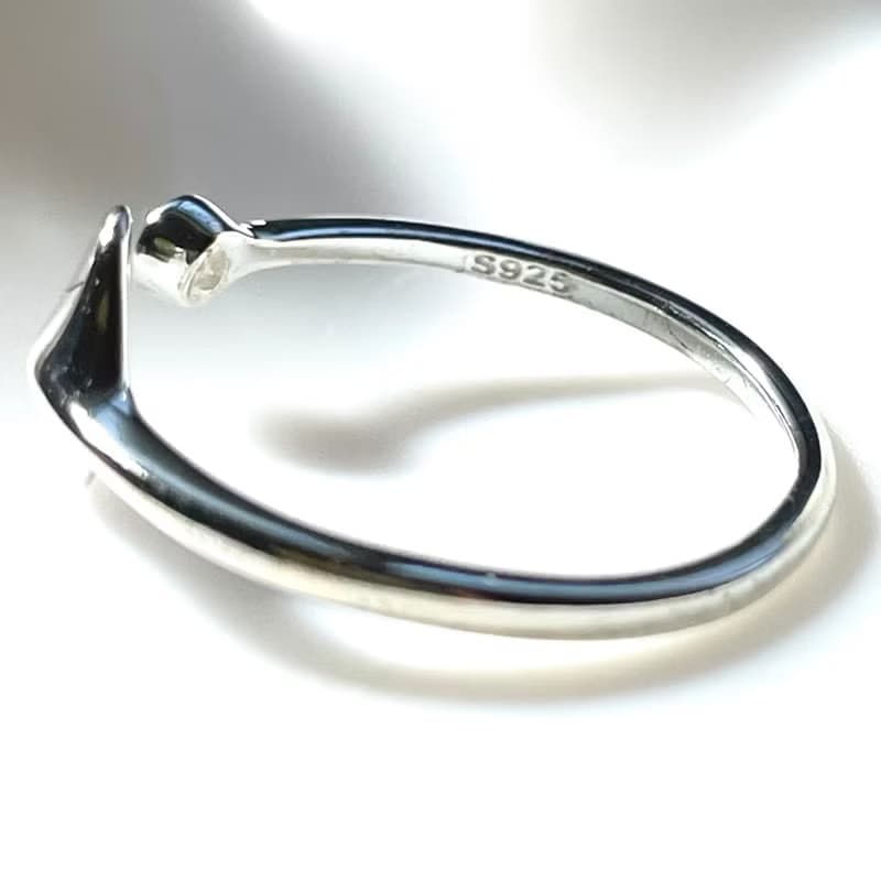 silver925 人魚の煌めき/S925 CZ キュービックジルコニア ダイヤモンド マーメイド リング 指輪/つけっぱなし sv925 スターリングシルバー