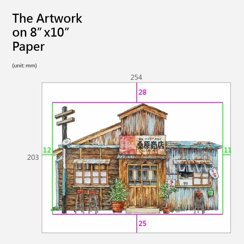 台灣-台南可樂招牌街屋-鐵皮老屋-數位微噴懷舊海報