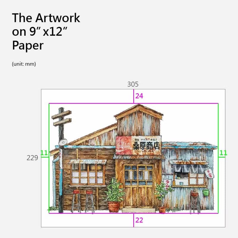 台灣-台南可樂招牌街屋-鐵皮老屋-數位微噴懷舊海報