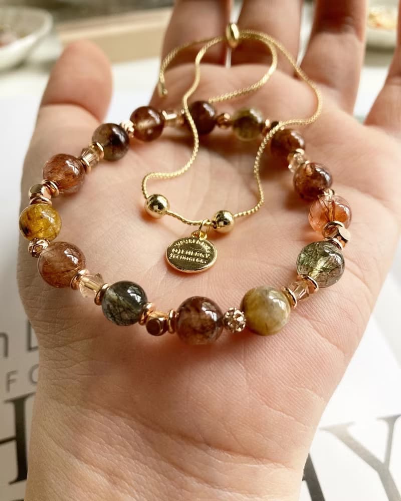 功能全面提升整體運程健康/財運/事業/貴人彩髮晶手鍊