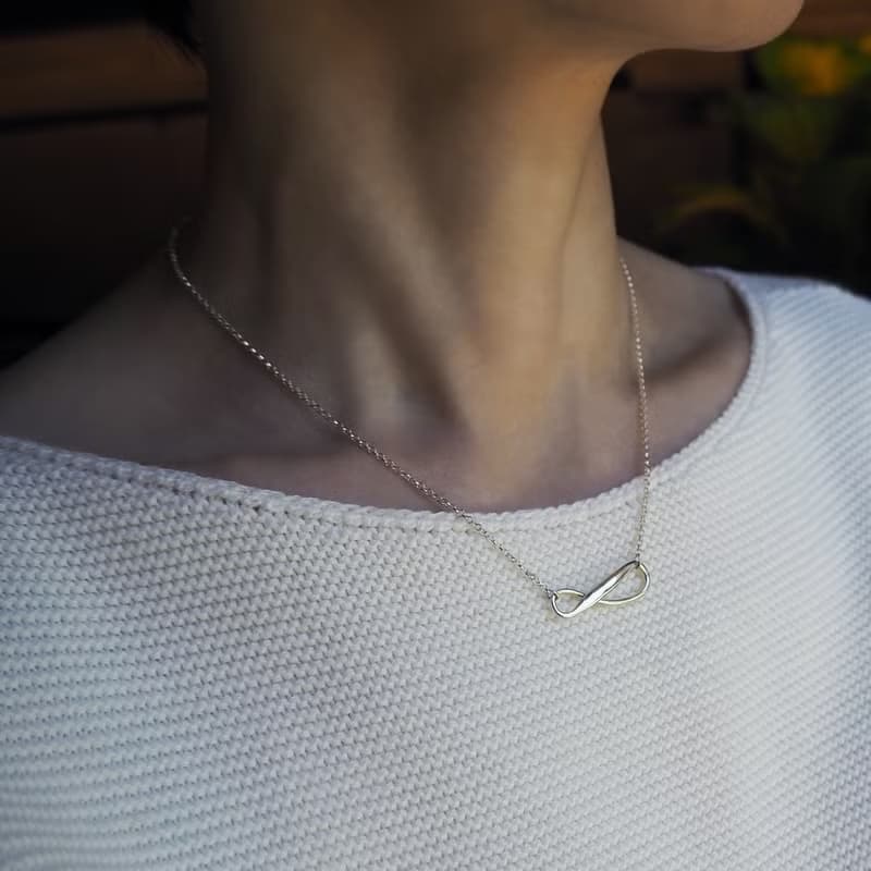 small infinity necklace_小無限項鍊 符號 正能量 希望 無極限