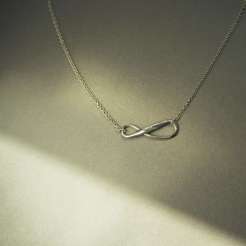 small infinity necklace_小無限項鍊 符號 正能量 希望 無極限