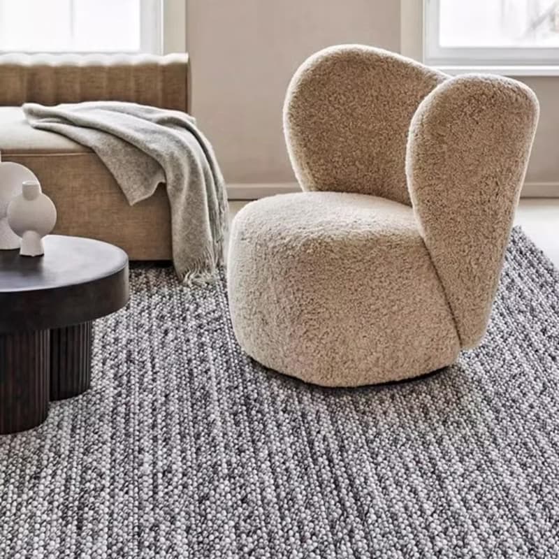 北歐風 手作 紐西蘭 羊毛地毯 簡愛 客廳臥室 床邊地墊 家居裝飾