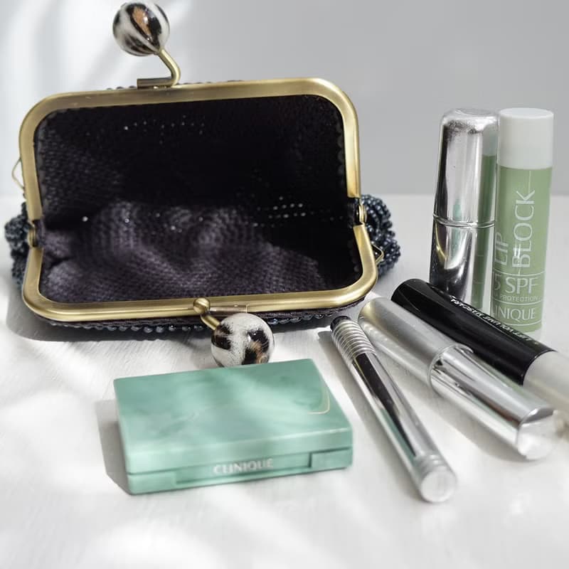 Ba-ba (m) Beads crochet square coinpurse No.2118