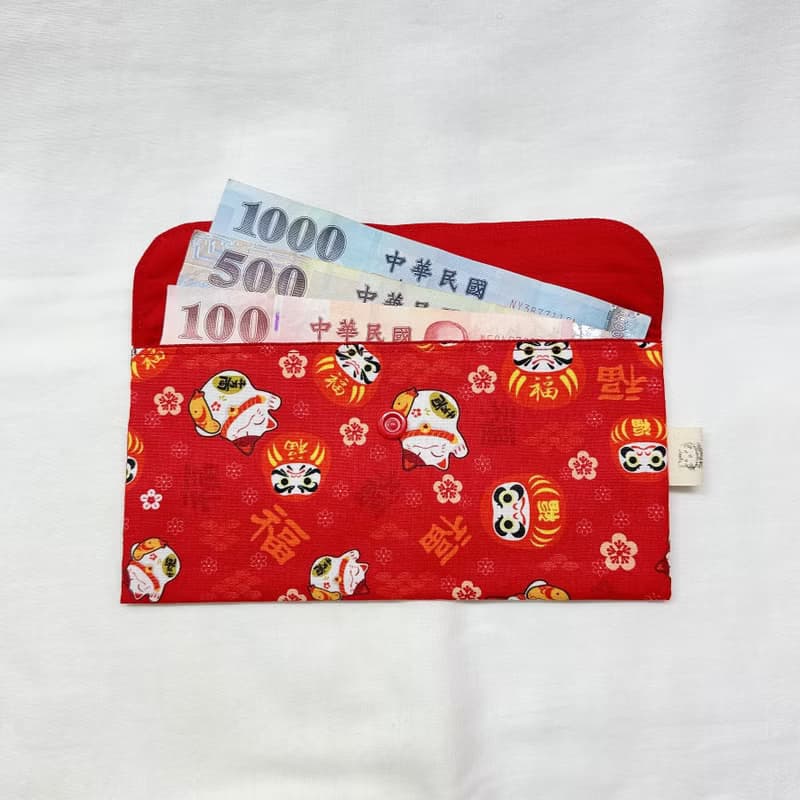 【快速出貨_現貨】紅包袋 存摺收納袋 招財貓 柴柴 老虎 兔子 花