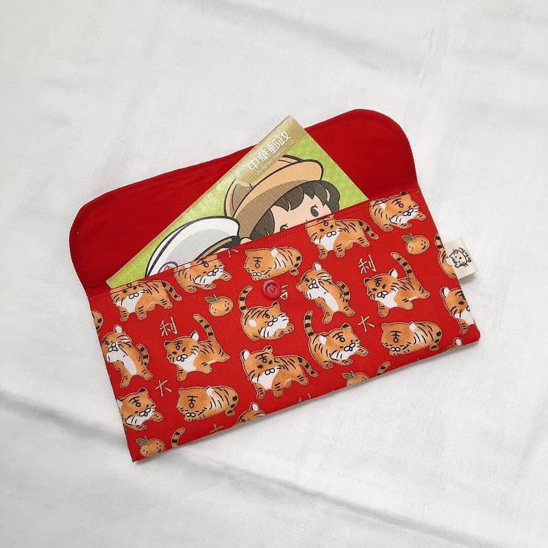 【快速出貨_現貨】紅包袋 存摺收納袋 招財貓 柴柴 老虎 兔子 花