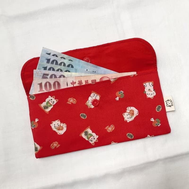 【快速出貨_現貨】紅包袋 存摺收納袋 招財貓 柴柴 老虎 兔子 花