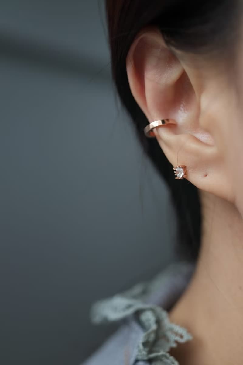 14K C Type Helix Cuff Earring C型耳夾耳環