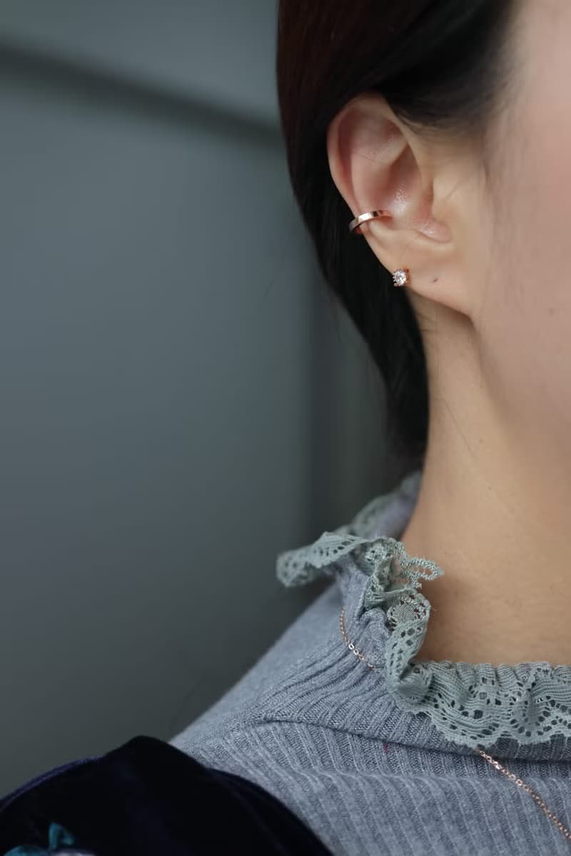 14K C Type Helix Cuff Earring C型耳夾耳環