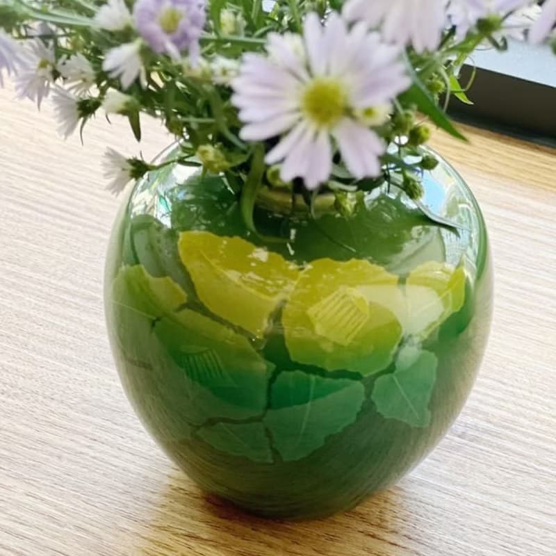 【入厝送禮】銀山茶花一輪插花瓶 /九谷燒