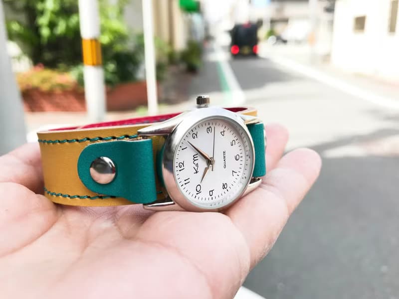 STITCH　毎日つけていたくなる時計　ステッチラン腕時計　ユニセックスOK　SRW-YRT-TS