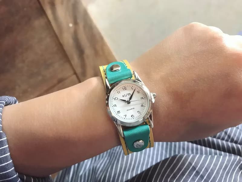 STITCH　毎日つけていたくなる時計　ステッチラン腕時計　ユニセックスOK　SRW-YRT-TS