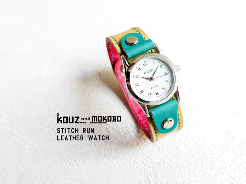 STITCH　毎日つけていたくなる時計　ステッチラン腕時計　ユニセックスOK　SRW-YRT-TS