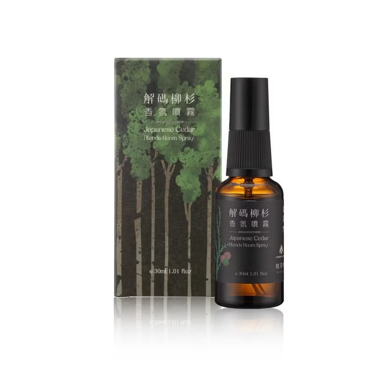 解碼柳杉香氛噴霧 30ml－抑菌抗蟎 枕頭棉被清涼好眠