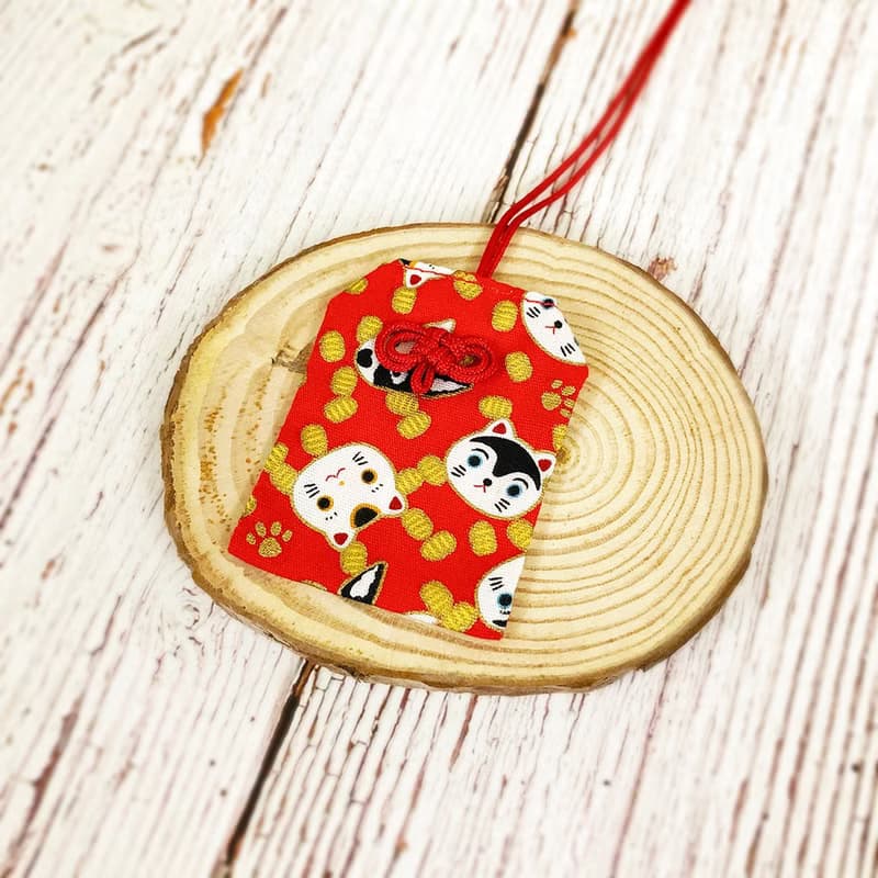 金幣招財貓 御守 平安符袋 香包 婚禮小物