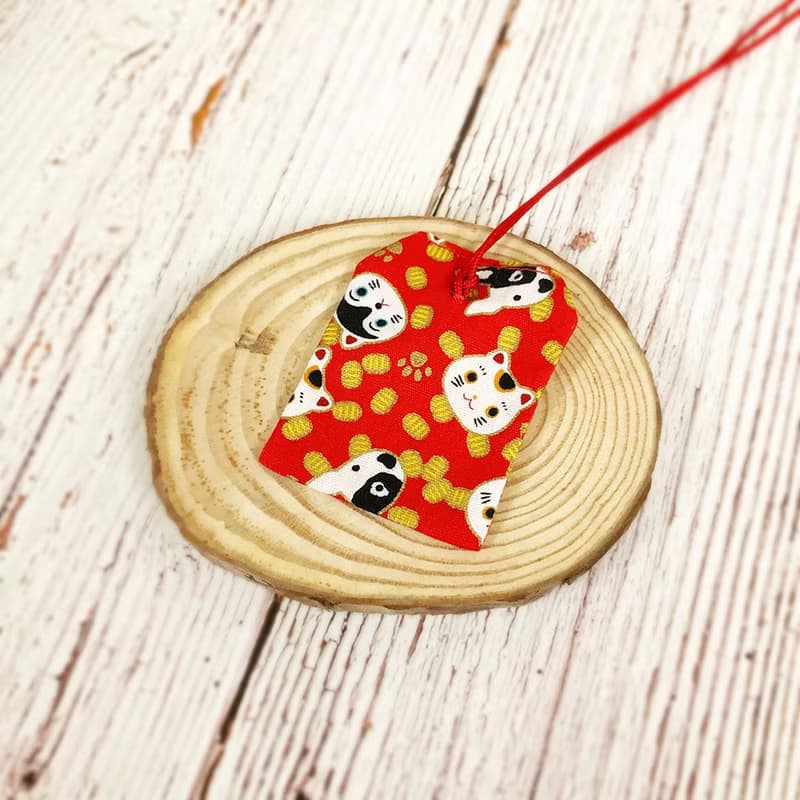 金幣招財貓 御守 平安符袋 香包 婚禮小物