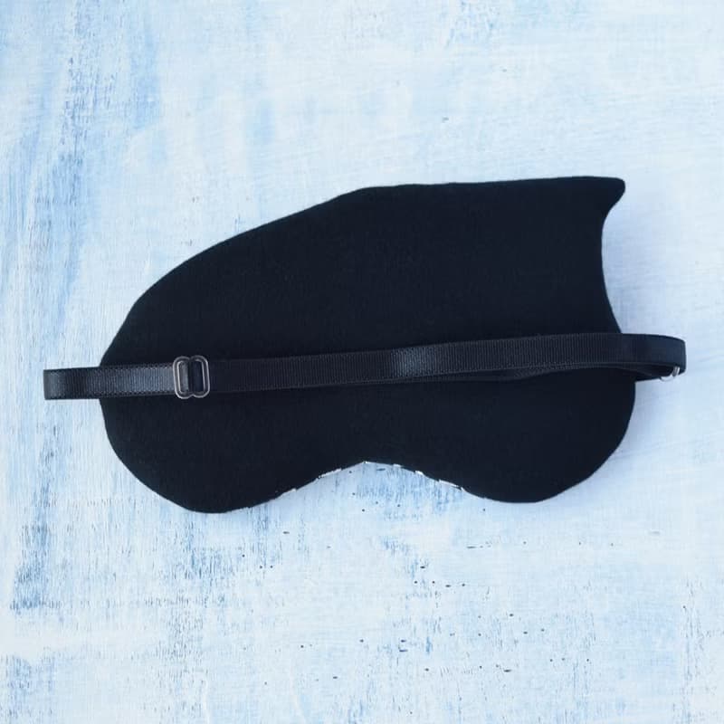 日本眼罩 忍者夫妻|麻葉花紋|有附收納袋|免費禮品包裝