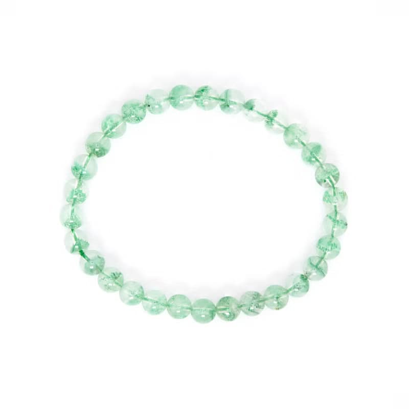 寶麗金珠寶-天然翡翠綠幽靈水晶手珠