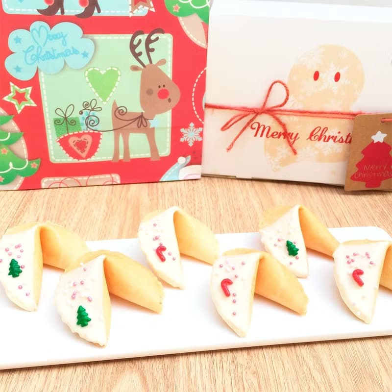 聖誕禮物 交換禮物雪人禮盒 聖誕彩珠白巧克力幸運餅乾