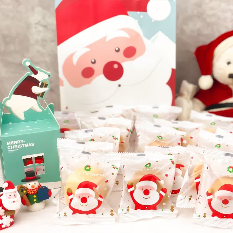 聖誕禮物 交換禮物雪人禮盒 聖誕彩珠白巧克力幸運餅乾