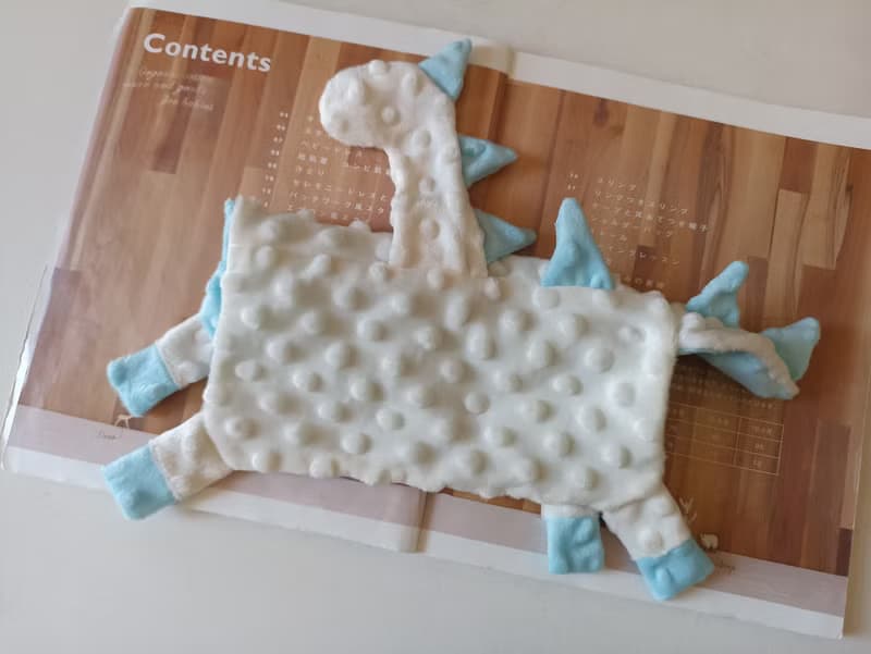 11/14後出貨 恐龍安撫巾 安撫玩偶 豆絨布 安撫玩具 彌月禮物