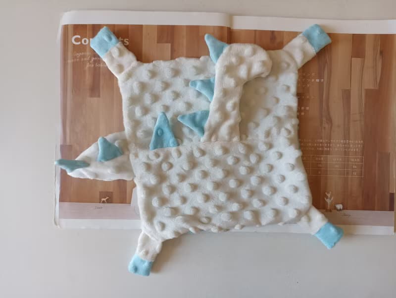 11/14後出貨 恐龍安撫巾 安撫玩偶 豆絨布 安撫玩具 彌月禮物