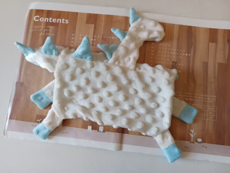 11/14後出貨 恐龍安撫巾 安撫玩偶 豆絨布 安撫玩具 彌月禮物