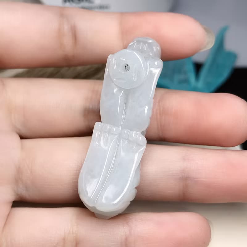 冰種翡翠老虎 | 天然緬甸A貨翡翠 | 送禮
