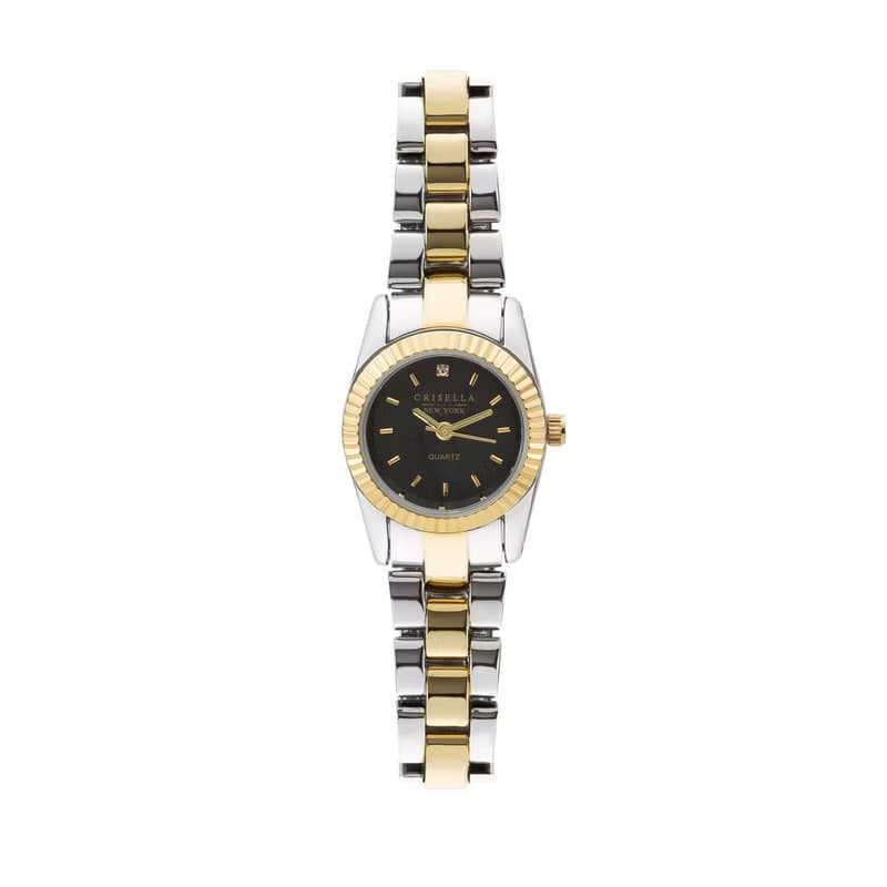 小錶盤典雅石英女士手錶