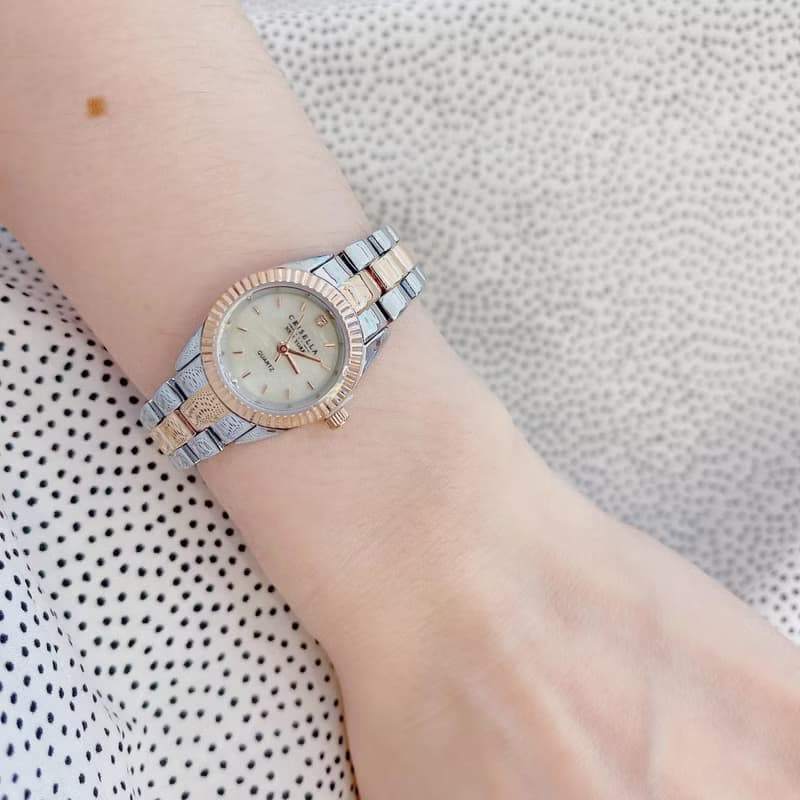 小錶盤典雅石英女士手錶