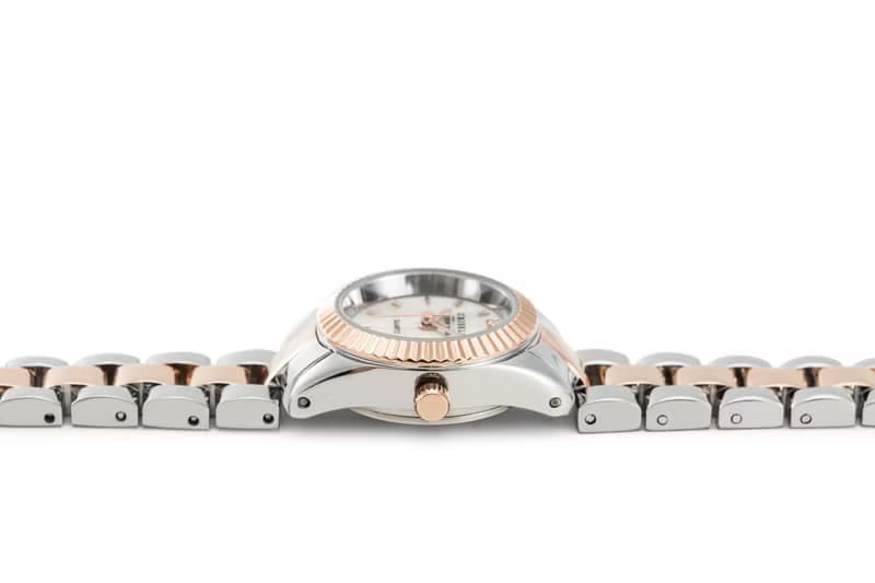 小錶盤典雅石英女士手錶