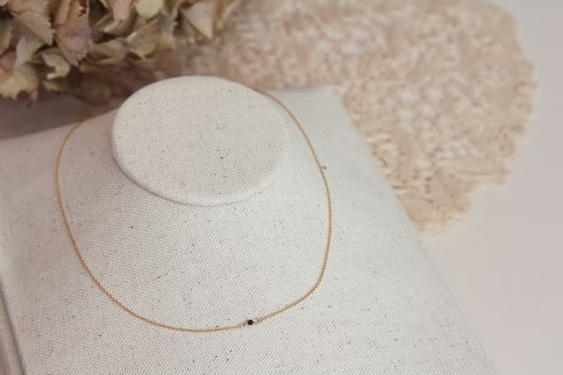 頸錬 幼頸鍊 鎖骨頸錬  水滴珠手鍊 鍍金幼頸錬 迷你淡水珠幼頸錬