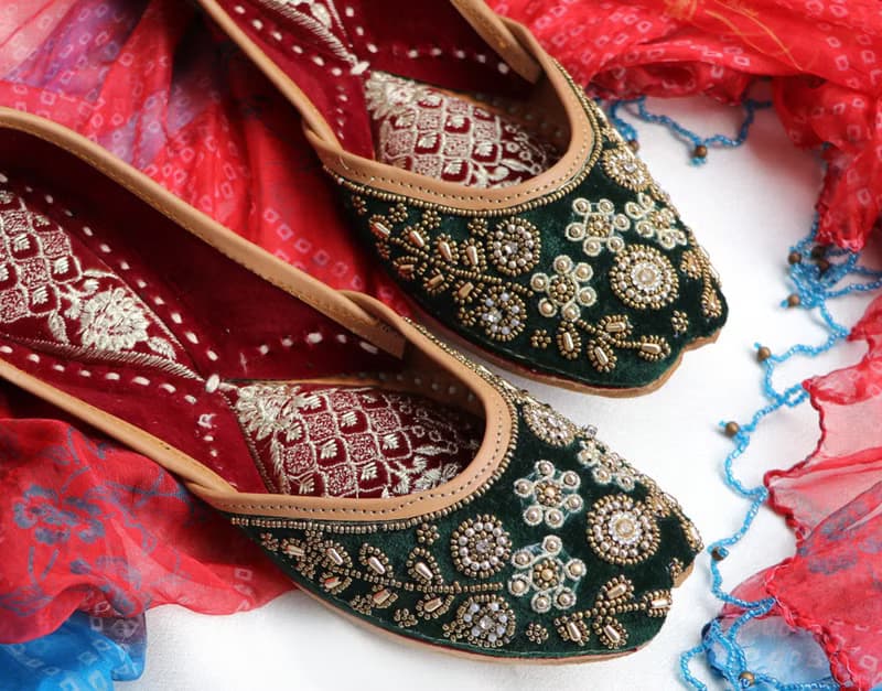 【一千零一夜系列】波西米亞/手工釘珠刺繡鞋