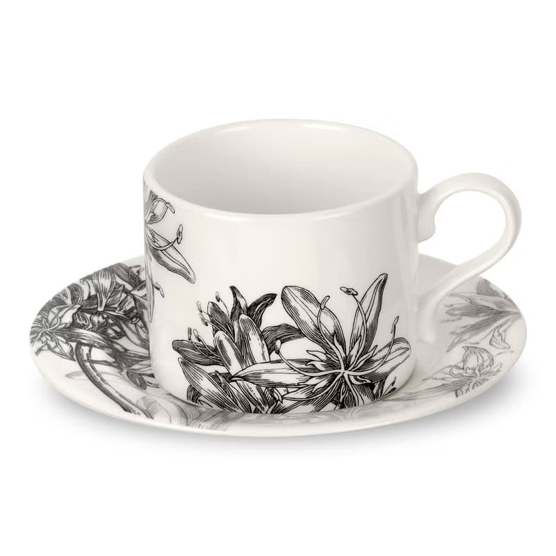 Agapanthus 優雅百子蓮系列-0.28L咖啡杯盤組