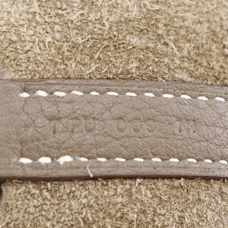 【日本直送】エルメス HERMES ピコタンロックMM ハンドバッグ トリヨンクレマンス エトゥープ シルバー金具 T レディース【中古】