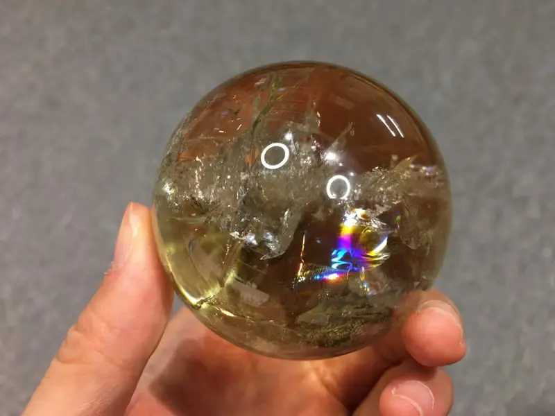 黃水晶球 60mm - 招財 增強個人自信