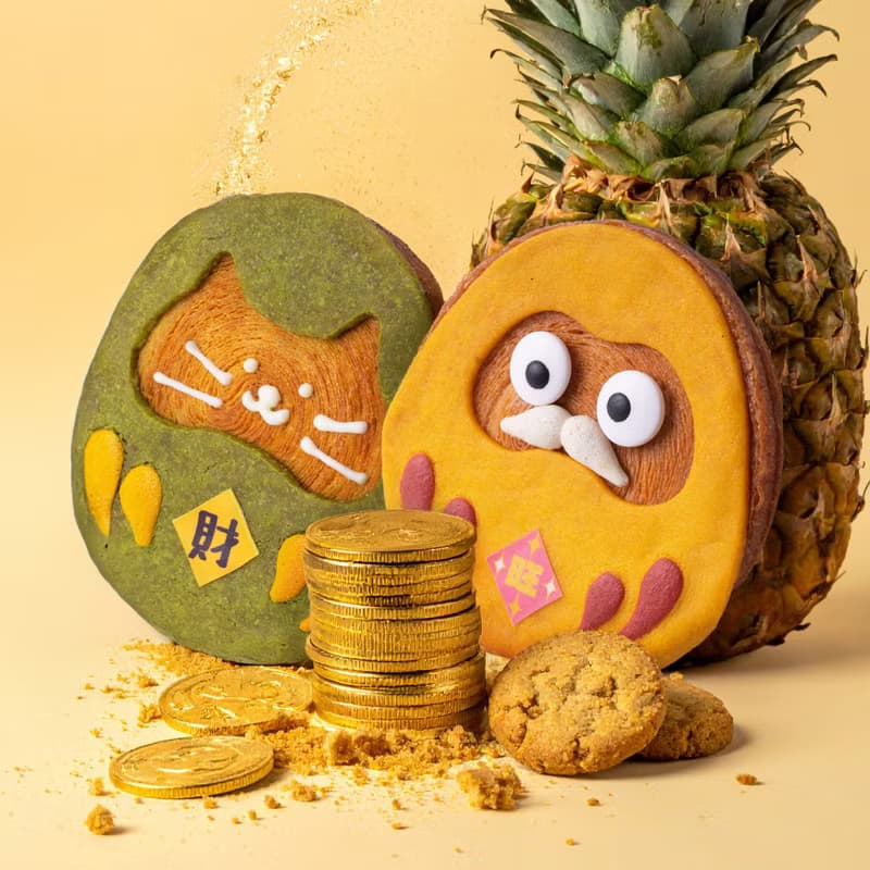 軟餅乾千層酥五入組 不倒翁招財貓軟餅乾千層酥 中秋禮盒