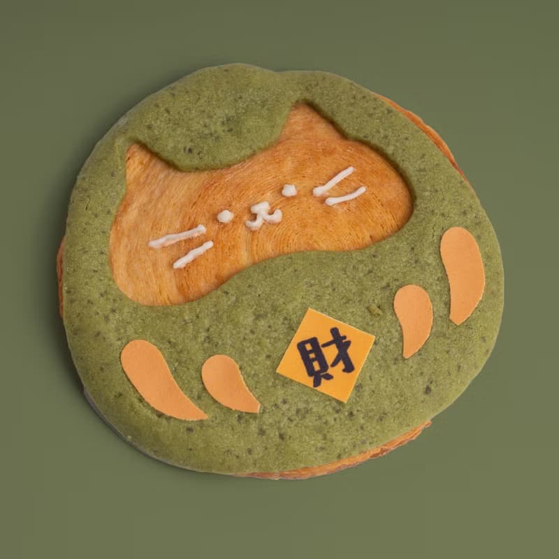 創意甜點禮盒 好運軟餅乾千層酥五入組 不倒翁 招財貓