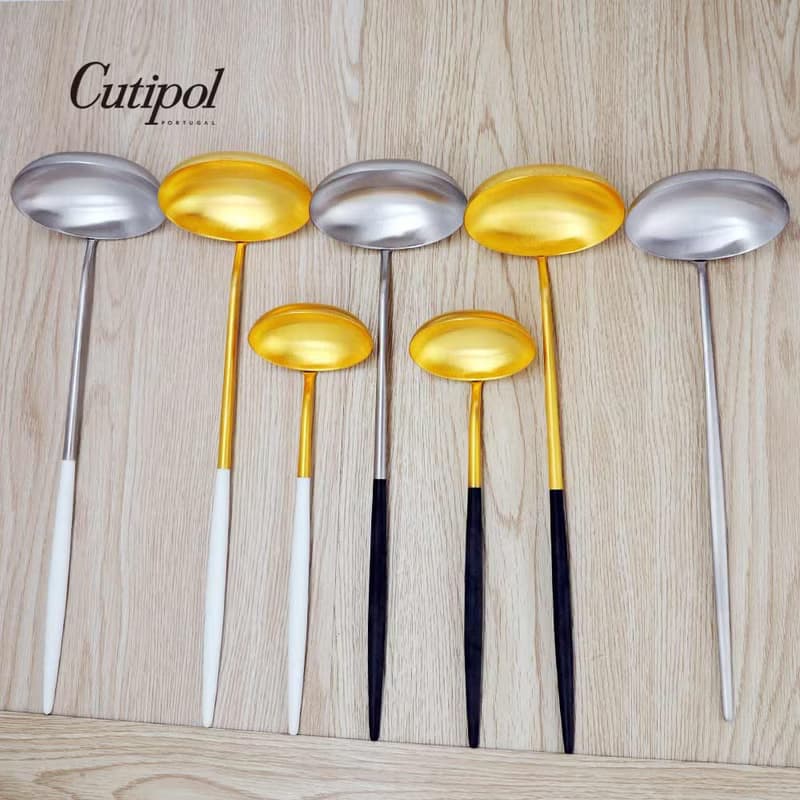 葡萄牙Cutipol GOA系列白柄29.5cm大湯杓