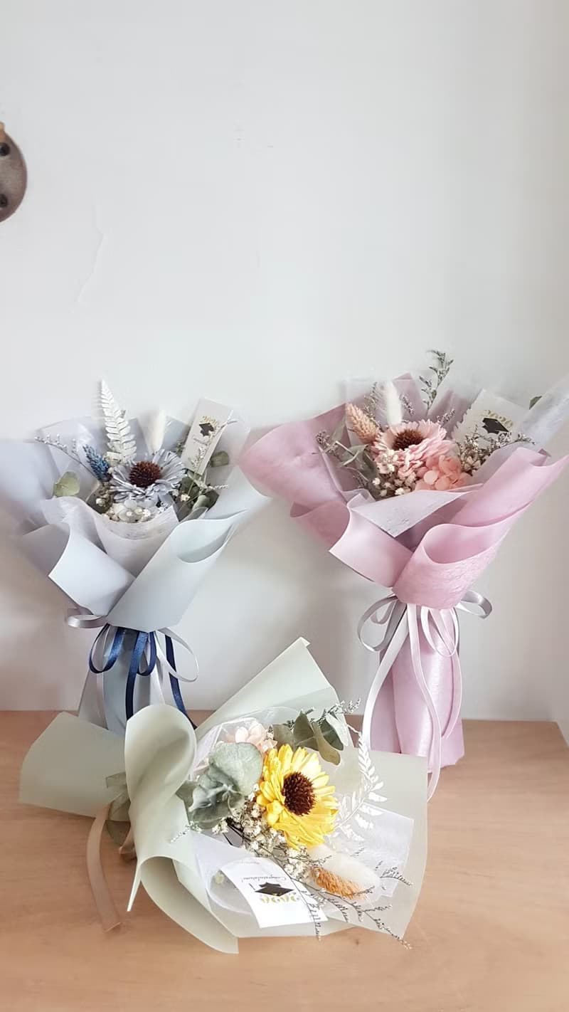 海藏設計| 畢業花束。 青春無懼。向日葵 /情人禮/畢業花束/