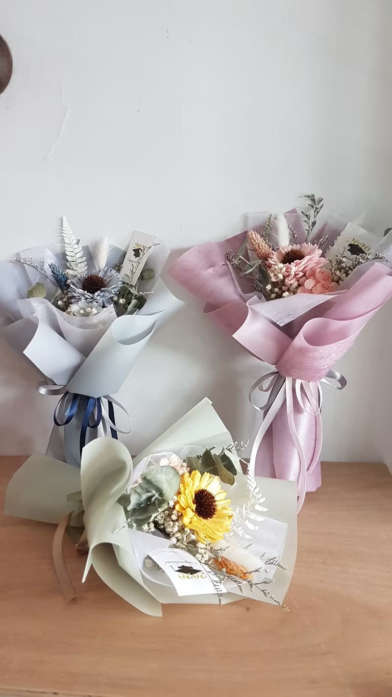 海藏設計| 畢業花束。 青春無懼。向日葵 /情人禮/畢業花束/