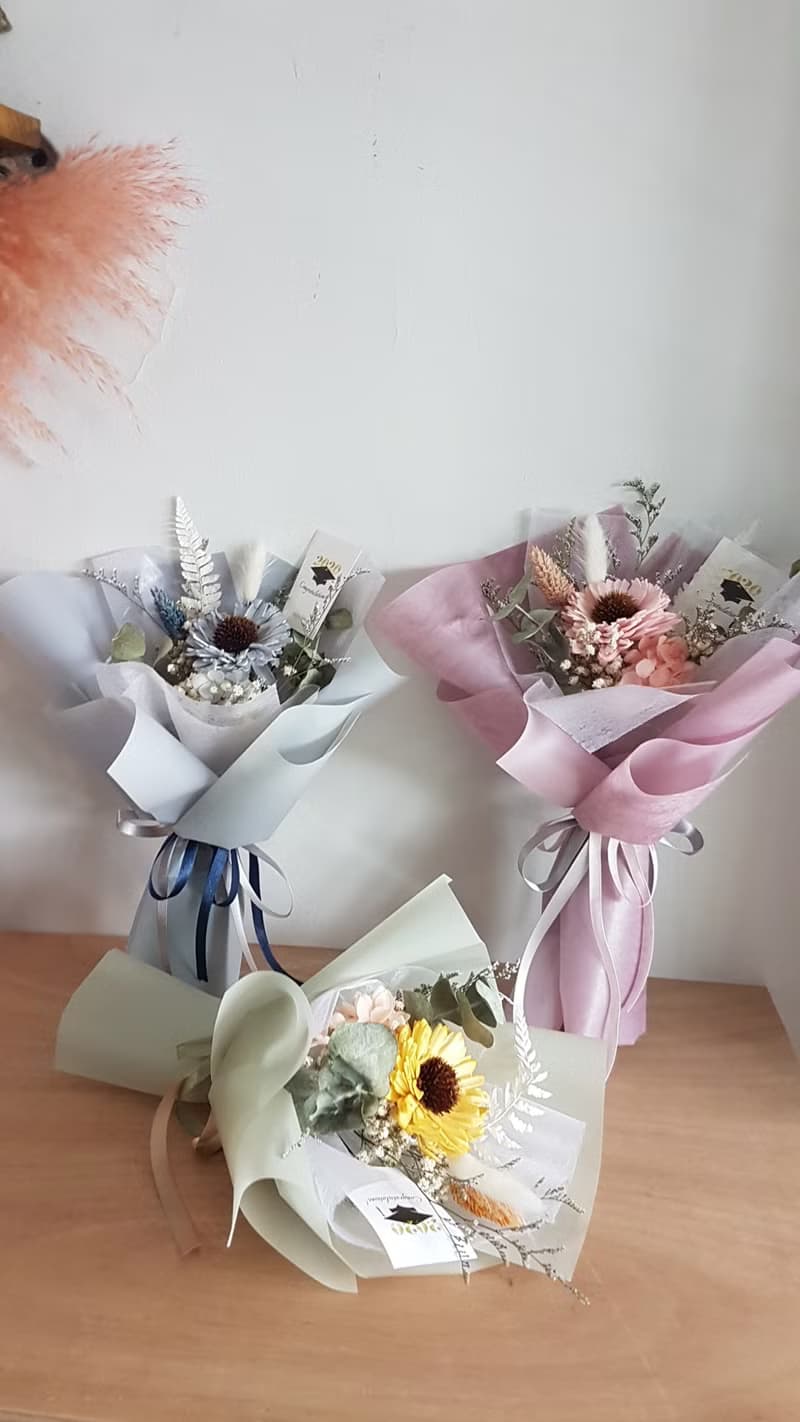 海藏設計| 畢業花束。 青春無懼。向日葵 /情人禮/畢業花束/