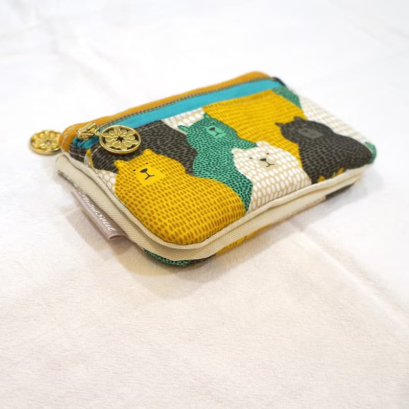 四格收納錢包(5吋)_森林小熊